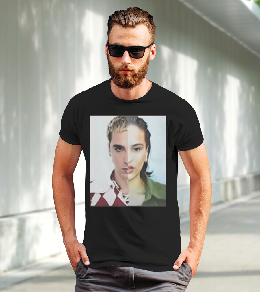 Rosalia Omega Split Face Artistic T-Shirt