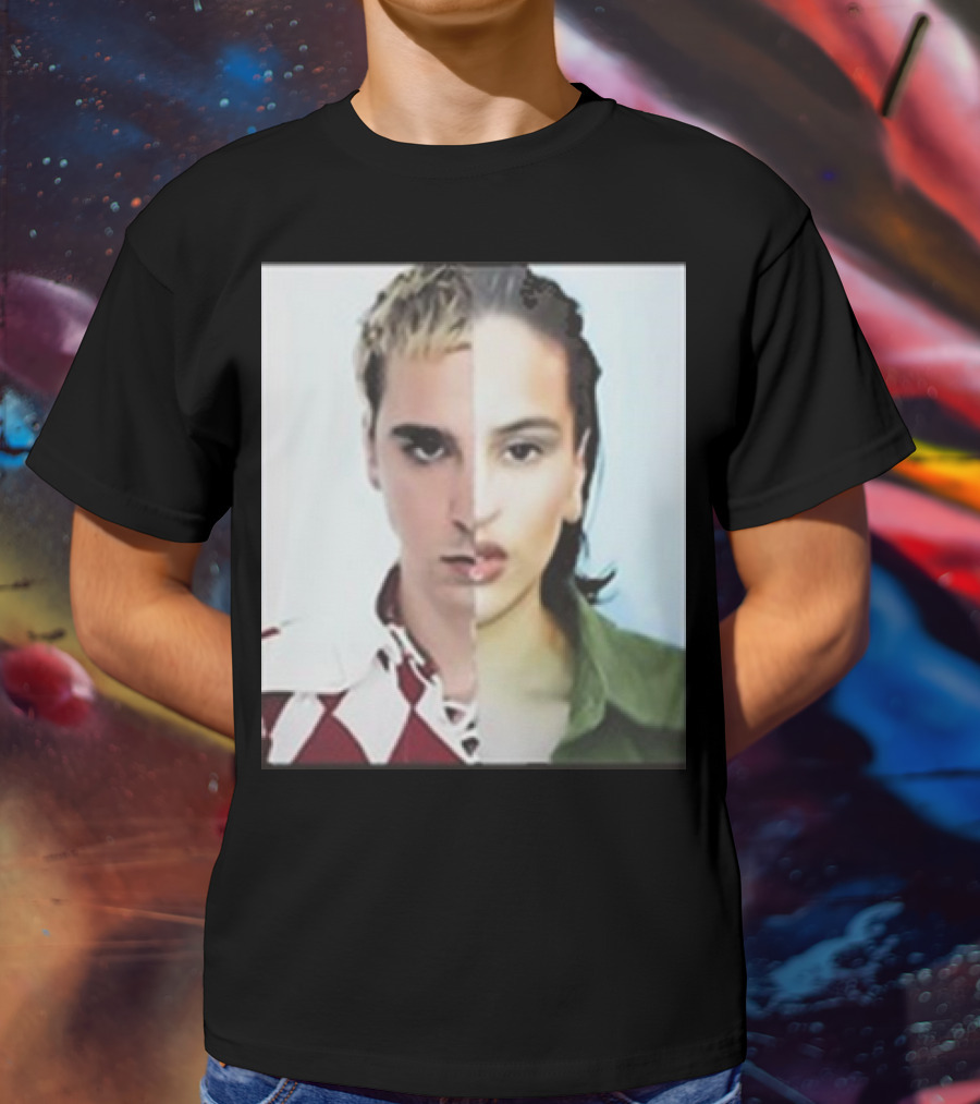 Rosalia Omega Split Face Artistic T-Shirt