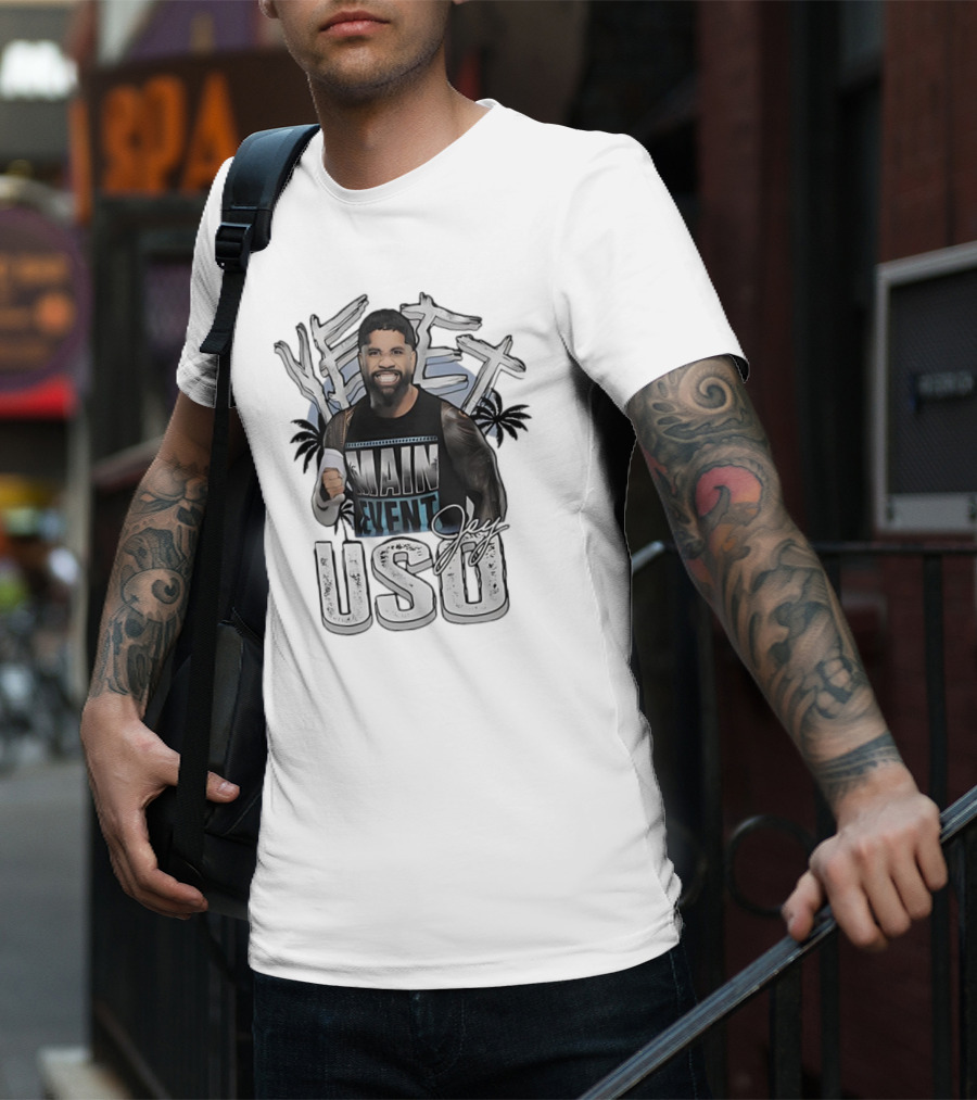 YEEET Main Event Jey Uso WWE Signature T-Shirt