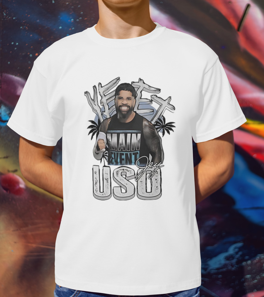 YEEET Main Event Jey Uso WWE Signature T-Shirt