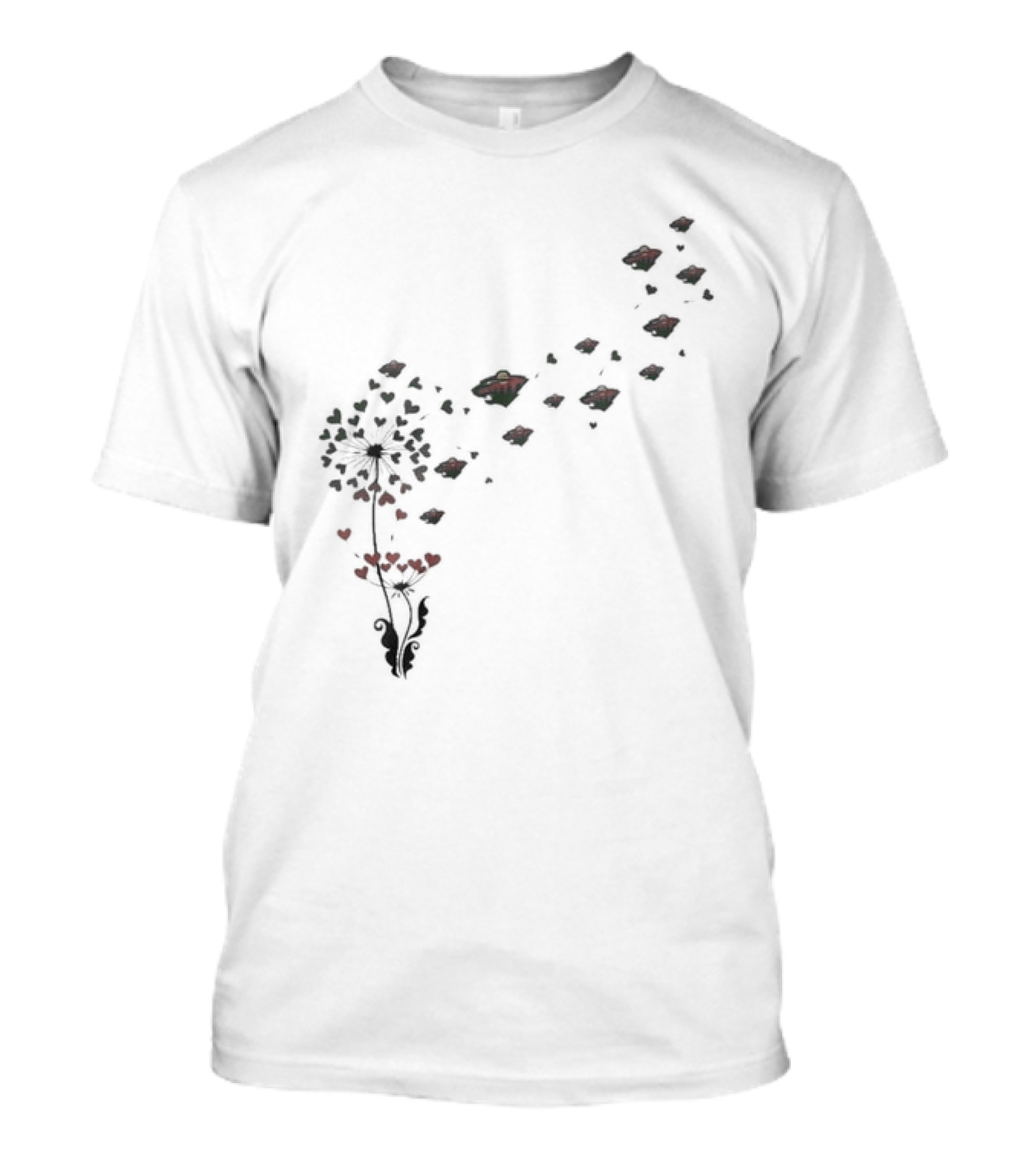 Minnesota Wild Dandelion Floral Nature T-Shirt