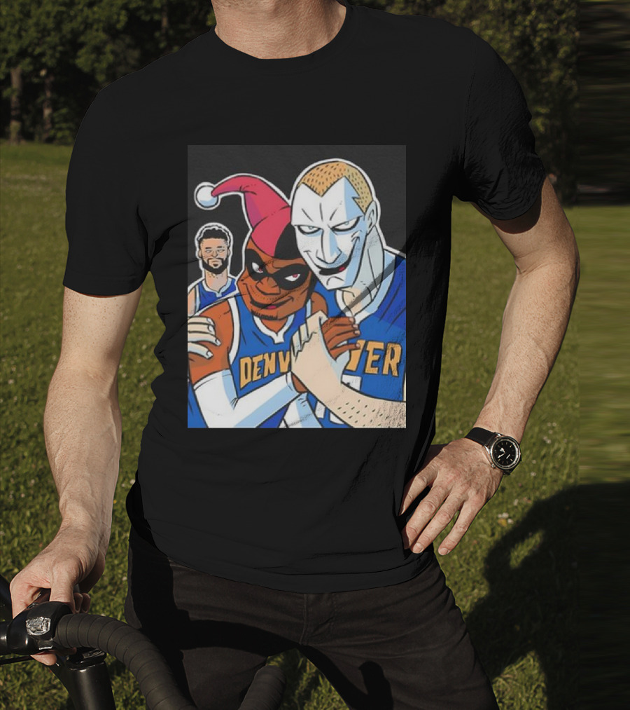 Jokic Russ Jokic Russell Westbrook Denver Nuggets Basketball Jokic Comic T-Shirt