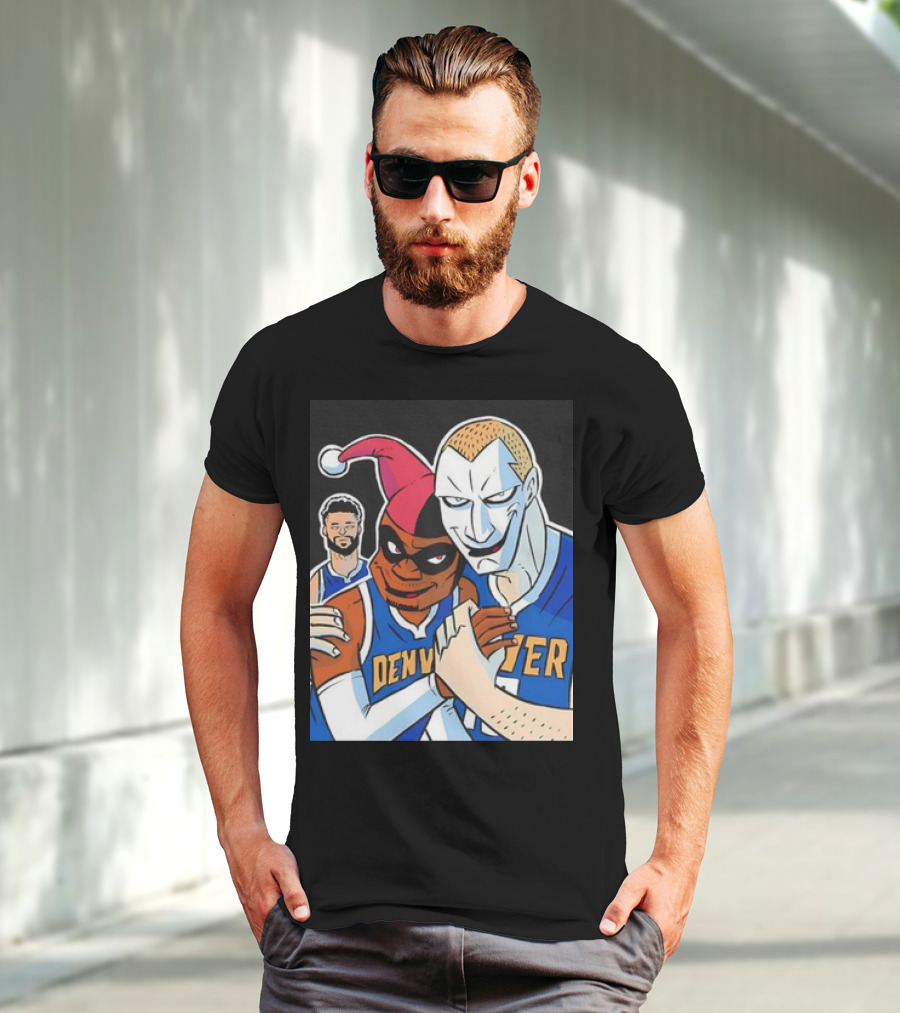 Jokic Russ Jokic Russell Westbrook Denver Nuggets Basketball Jokic Comic T-Shirt
