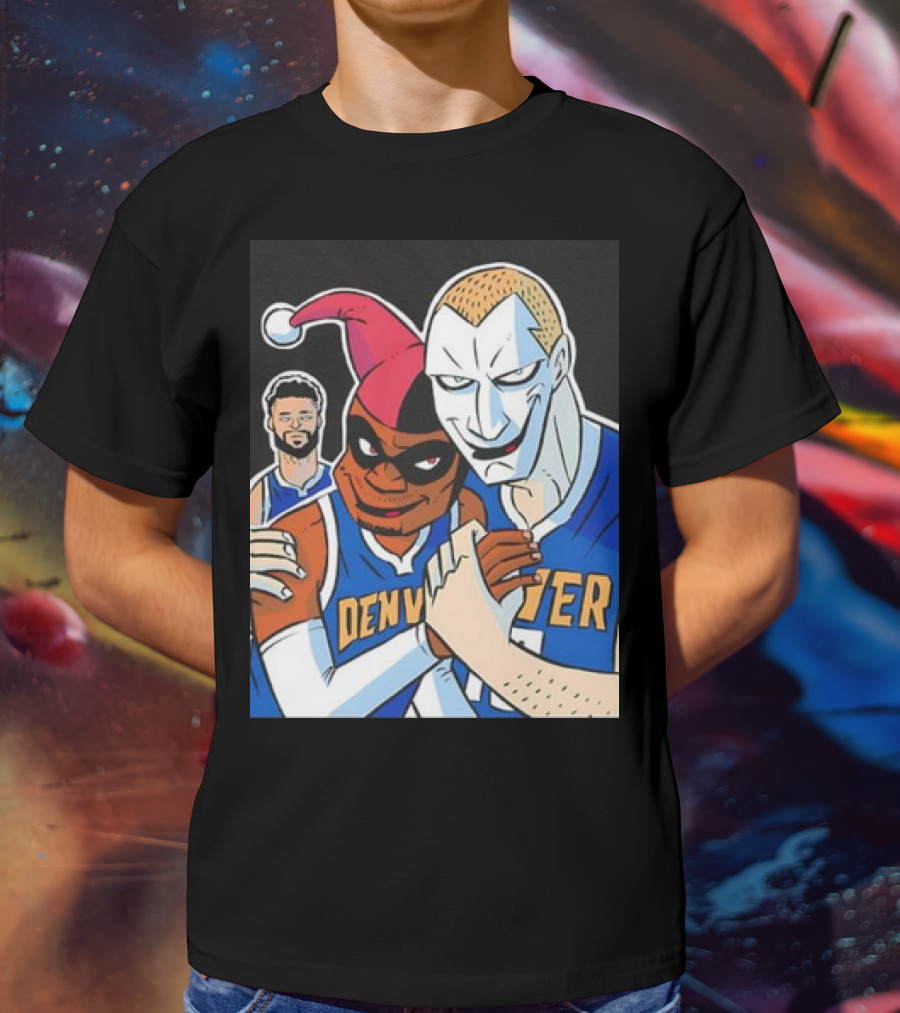 Jokic Russ Jokic Russell Westbrook Denver Nuggets Basketball Jokic Comic T-Shirt