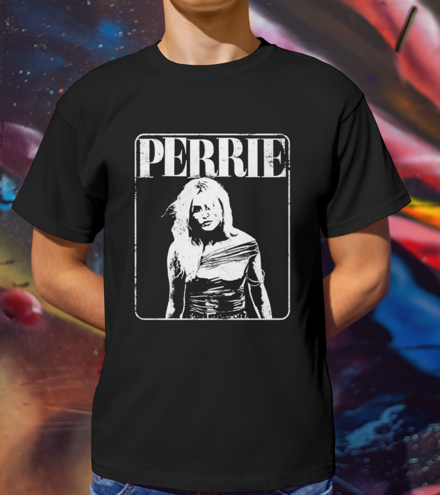 Perrie Distressed Vintage Rock Star T-Shirt