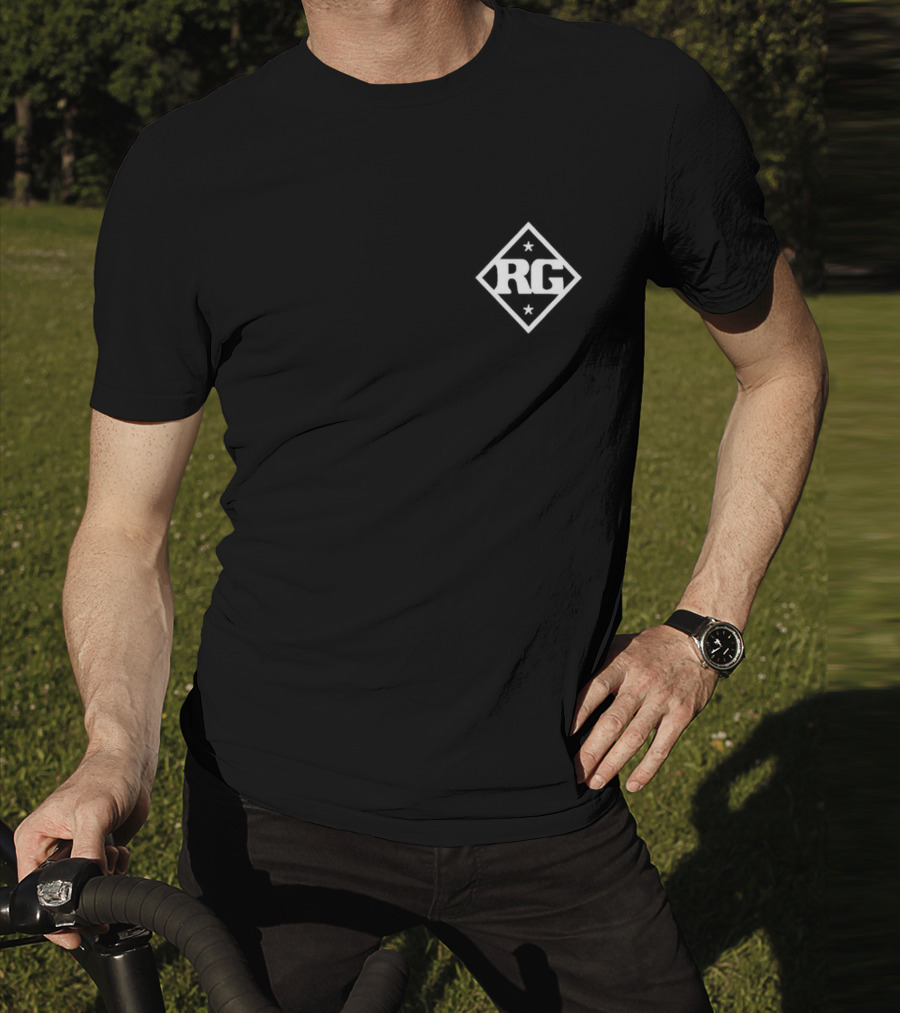 RG Riley Green Logo Stars Diamond T-Shirt