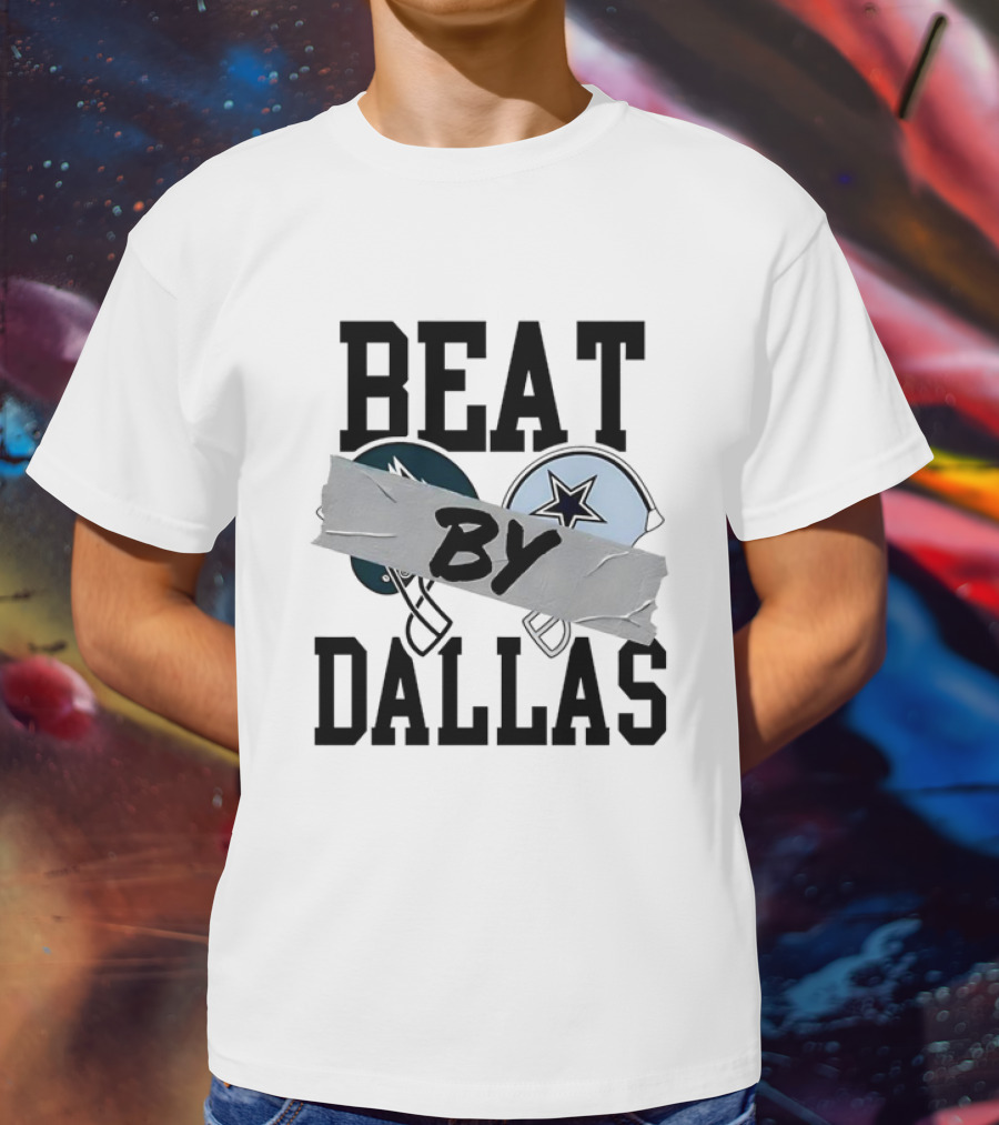 Philadelphia Eagles Beat Dallas Cowboys Rivalry Slogan Helmets T-Shirt