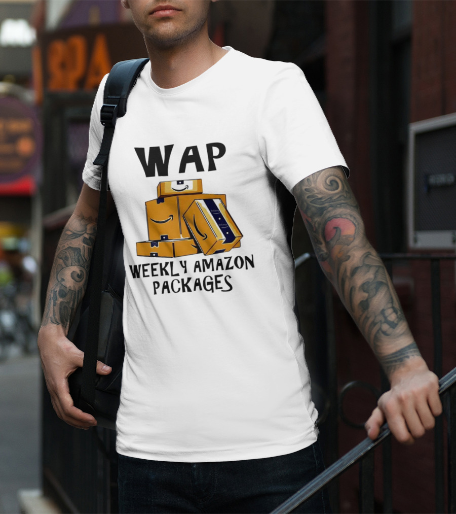 WAP Weekly Amazon Packages Box Stack T-Shirt