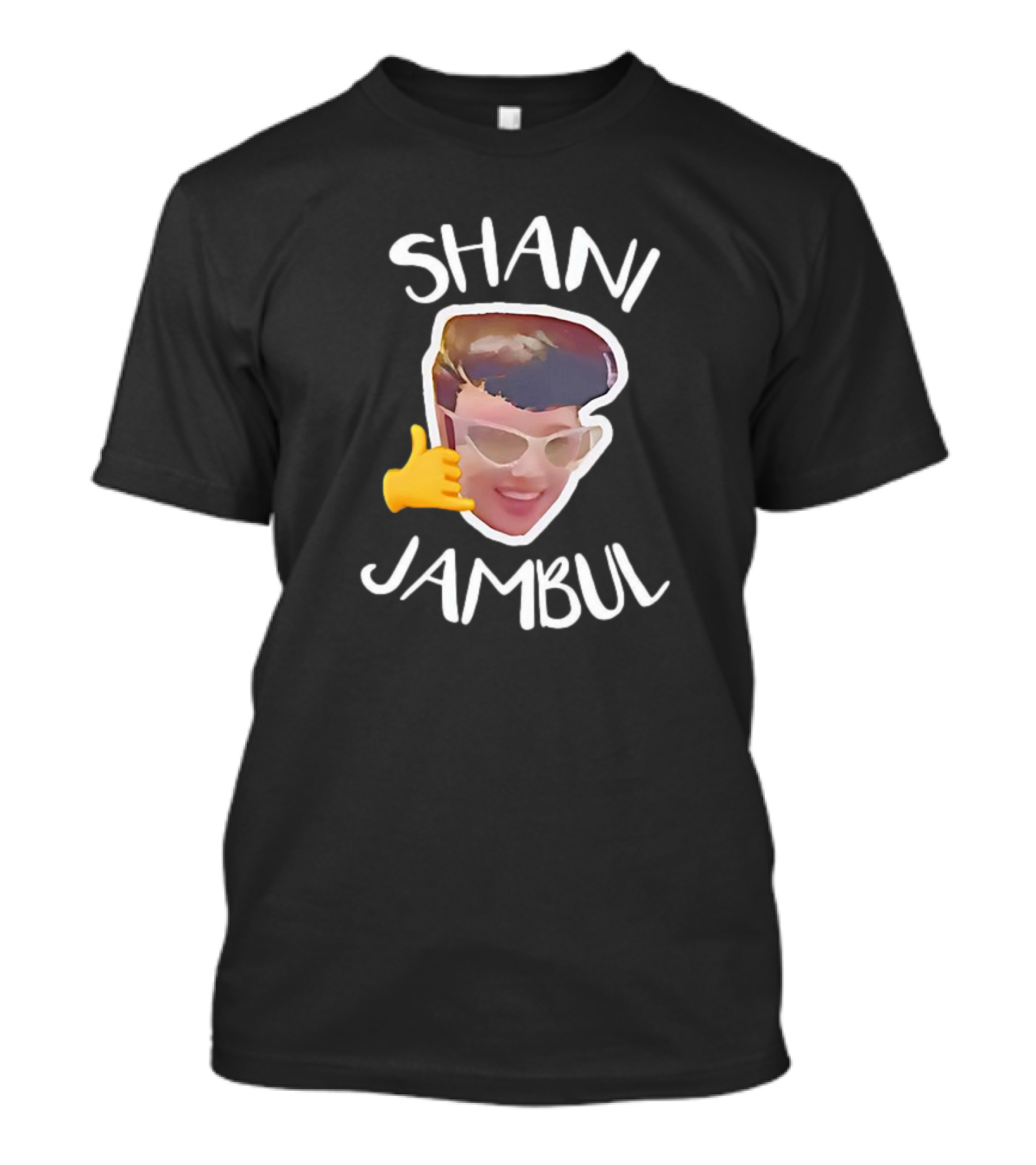 SHANI JAMBUL Emoji Sunglasses Face T-Shirt