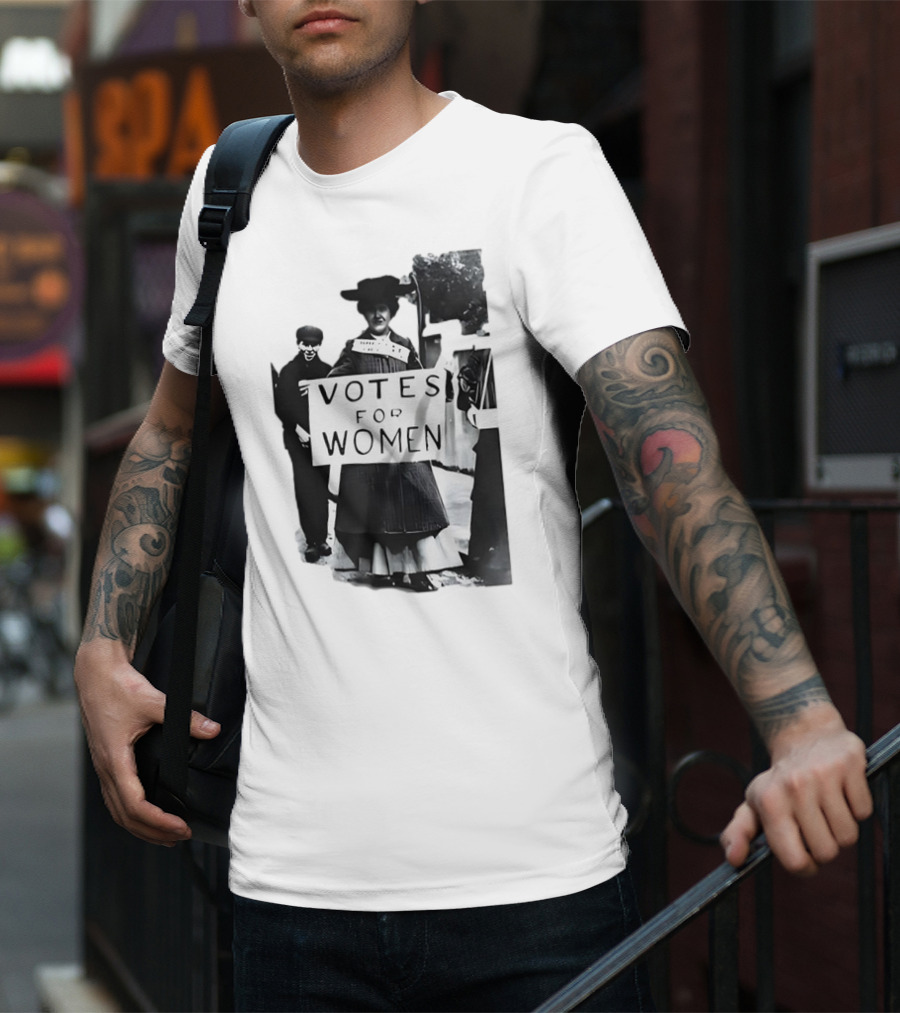 Votes For Women Vintage Suffragette Protest Historical Movement MJ Spider-Man Far From Home T-Shirt