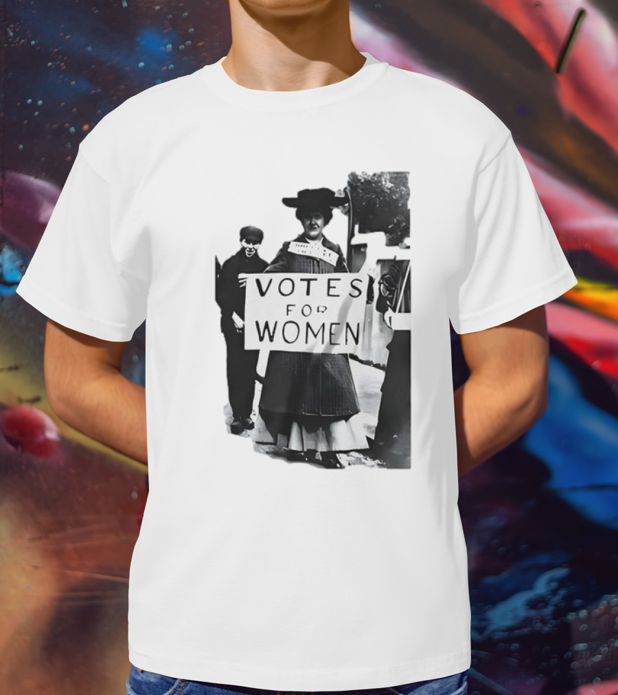 Votes For Women Vintage Suffragette Protest Historical Movement MJ Spider-Man Far From Home T-Shirt