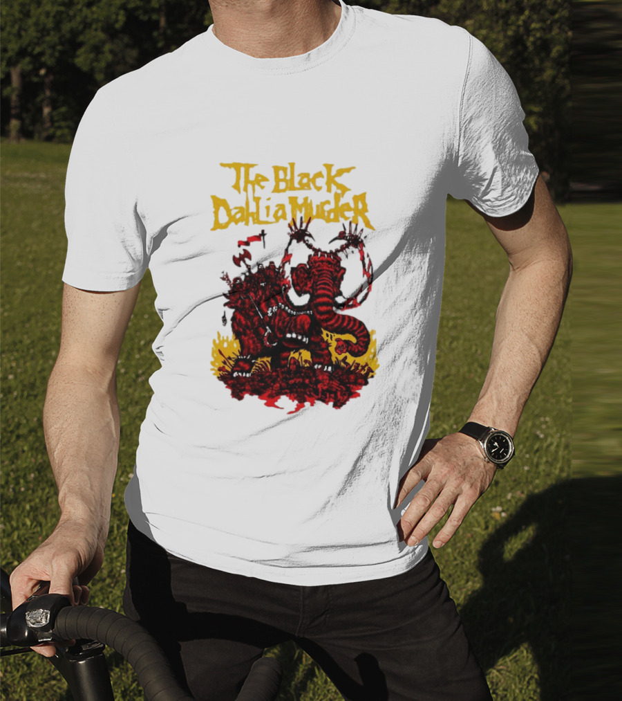 The Black Dahlia Murder Red Mammoth Battle Scene T-Shirt