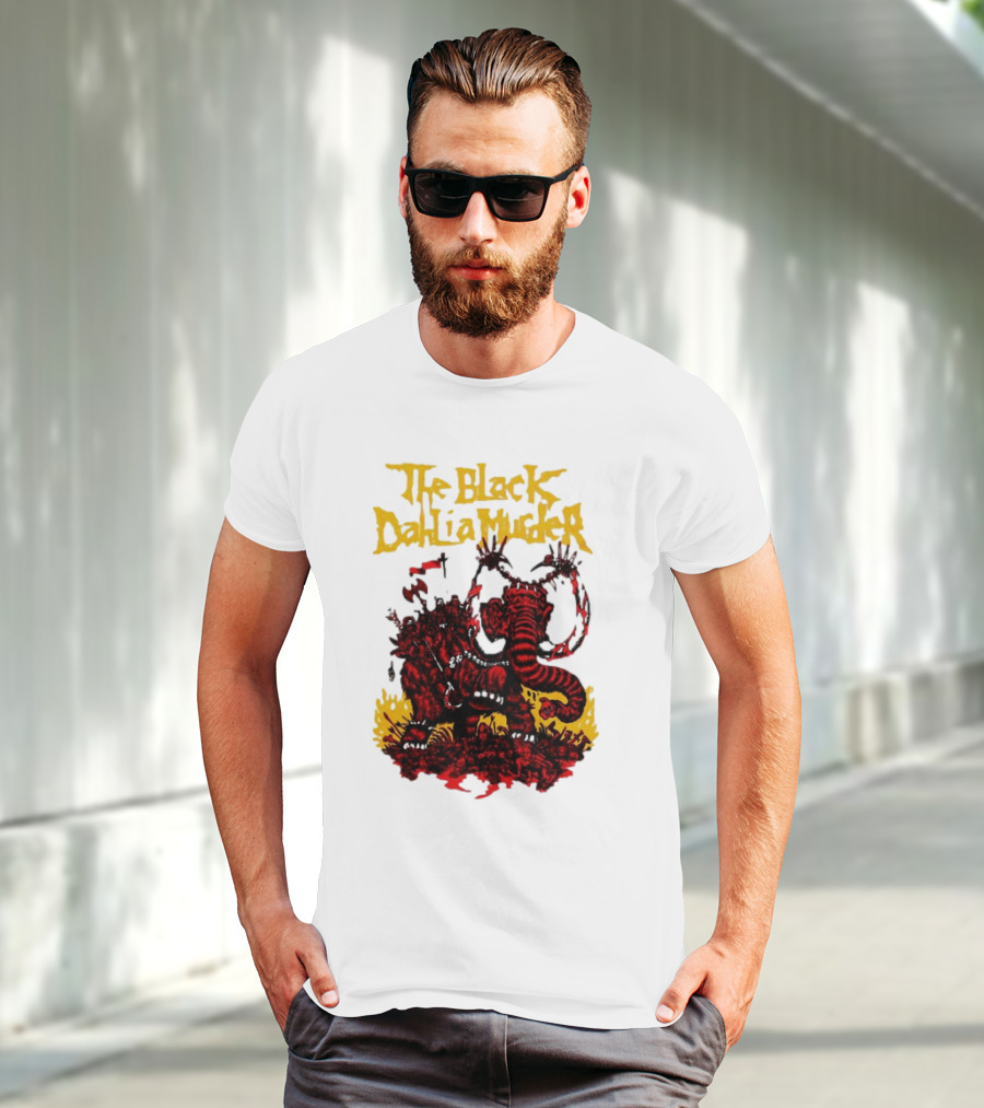 The Black Dahlia Murder Red Mammoth Battle Scene T-Shirt