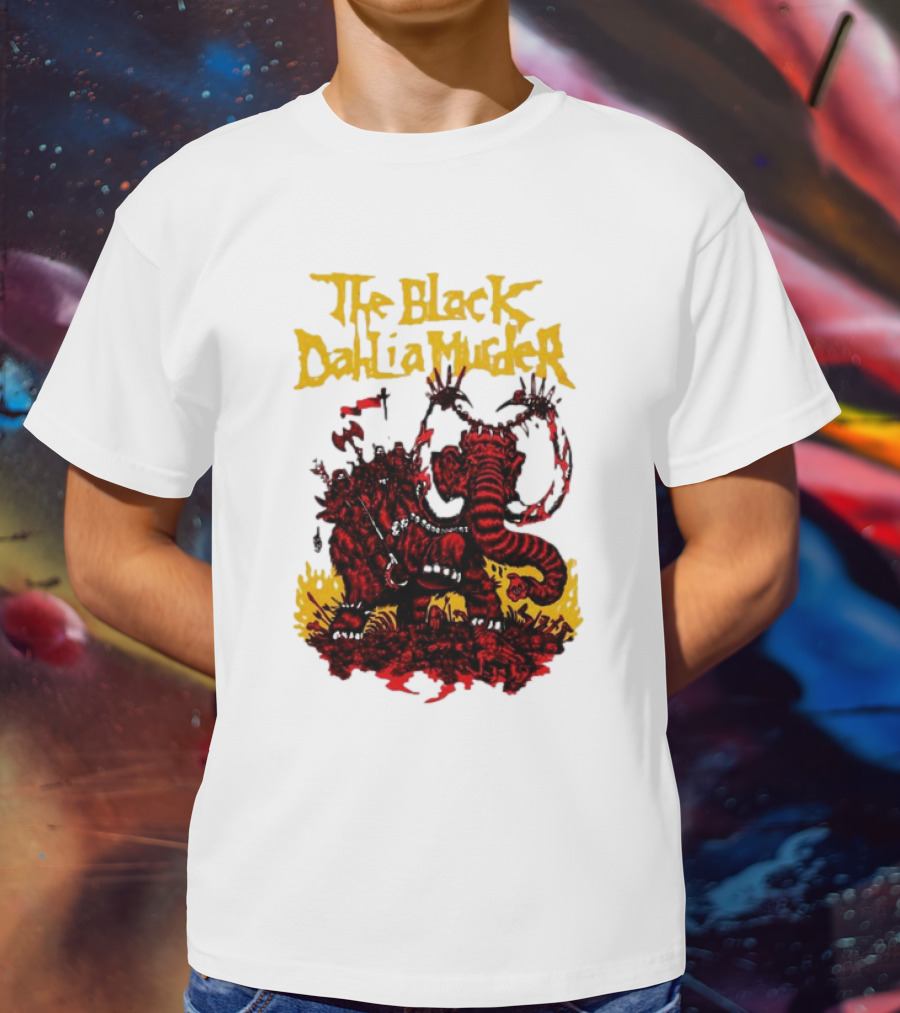 The Black Dahlia Murder Red Mammoth Battle Scene T-Shirt
