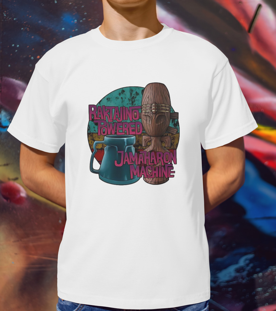 Raktajino Powered Jamaharon Machine T-Shirt
