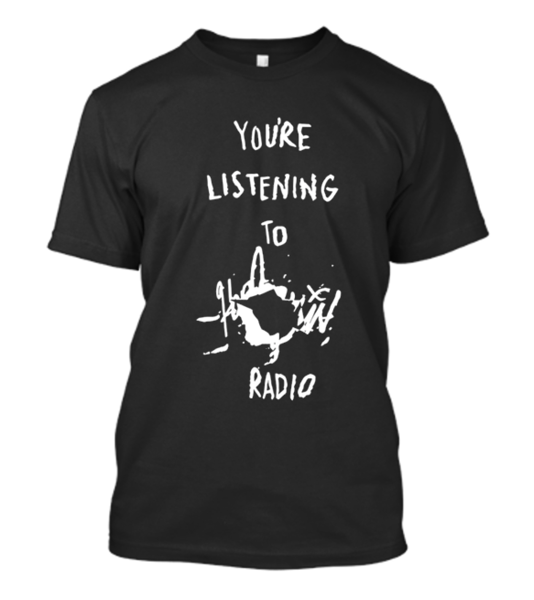 You’re Listening To Radio Static Distortion Subtle Grunge T-Shirt