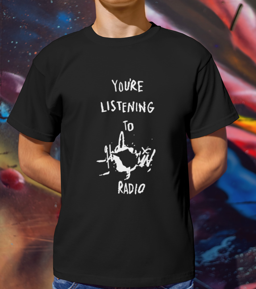 You’re Listening To Radio Static Distortion Subtle Grunge T-Shirt