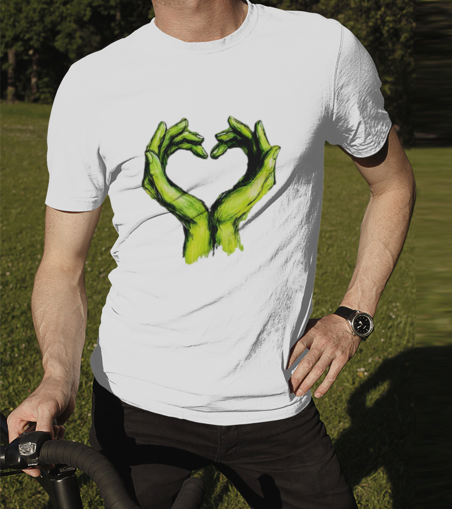 Green Hands Heart Love T-Shirt