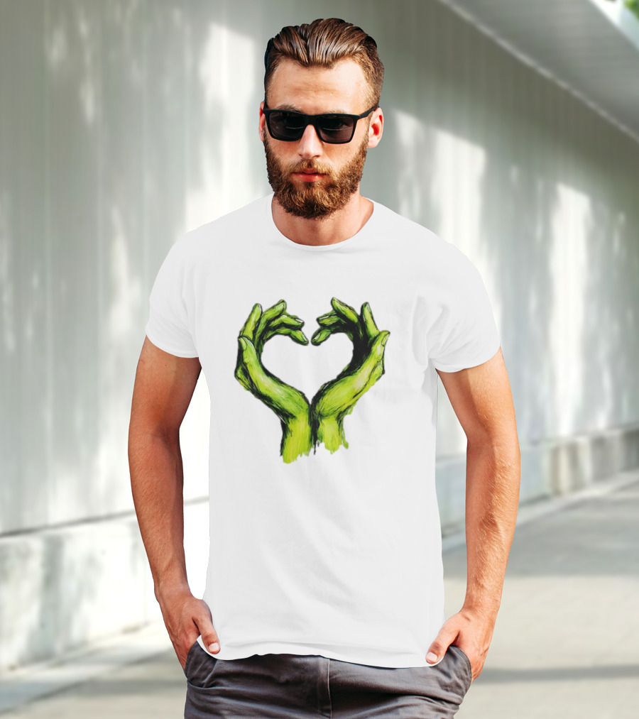 Green Hands Heart Love T-Shirt