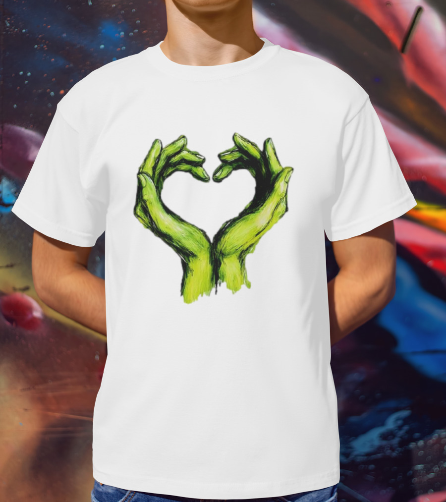 Green Hands Heart Love T-Shirt