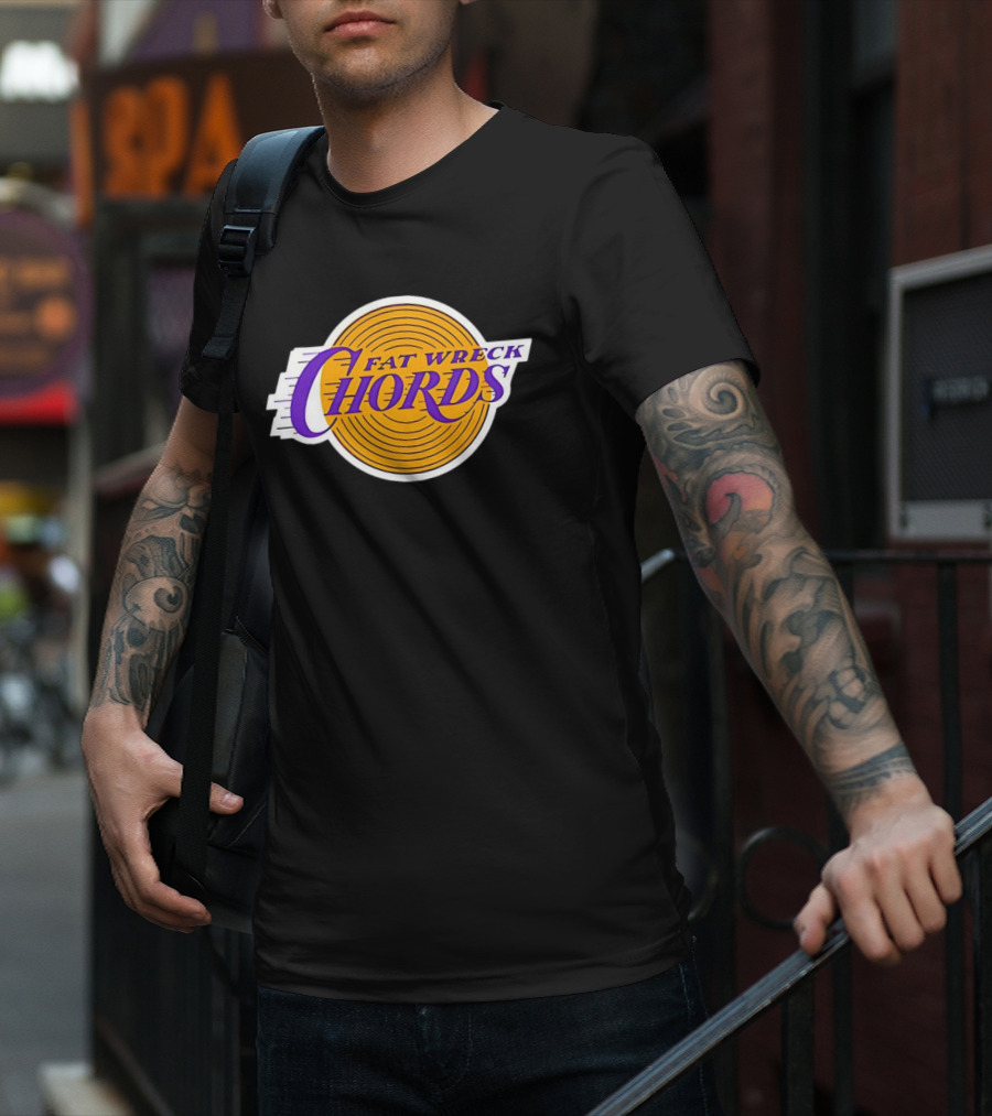 Los Angeles Lakers Fat Wreck Chords Logo San Pedro T-Shirt