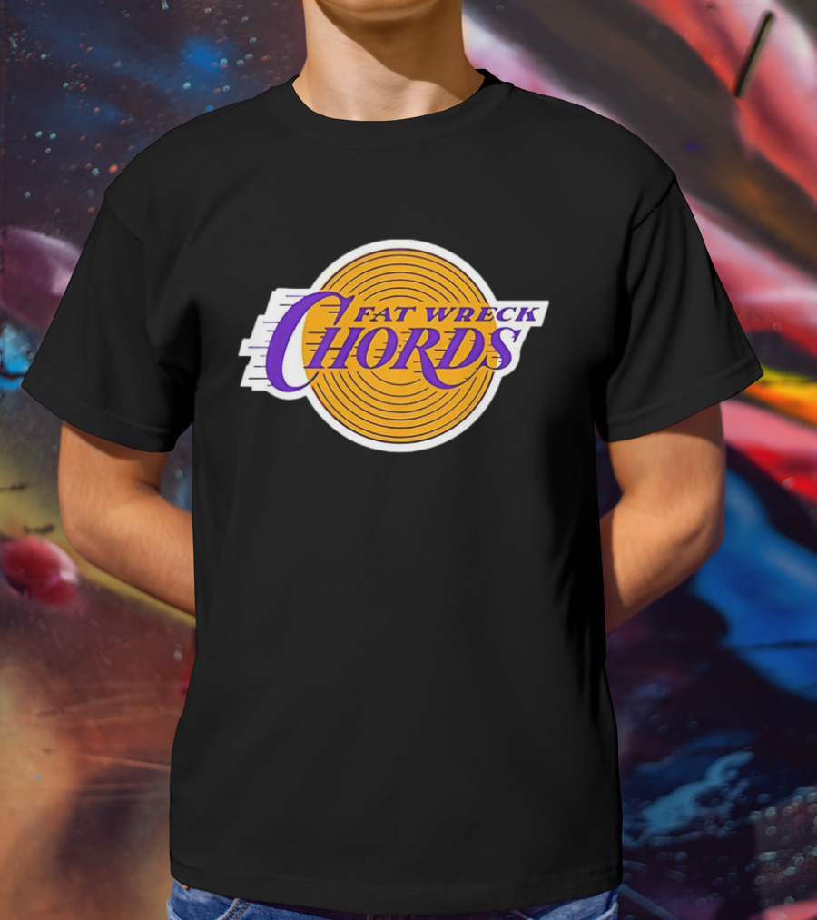 Los Angeles Lakers Fat Wreck Chords Logo San Pedro T-Shirt