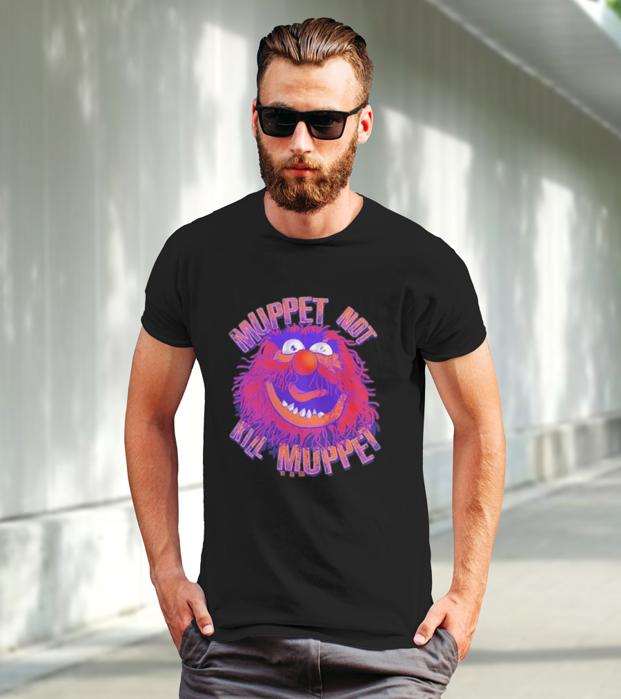 Muppet Not Kill Muppet Animal 1984 T-Shirt