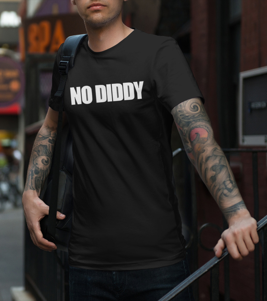 No Diddy Text T-Shirt