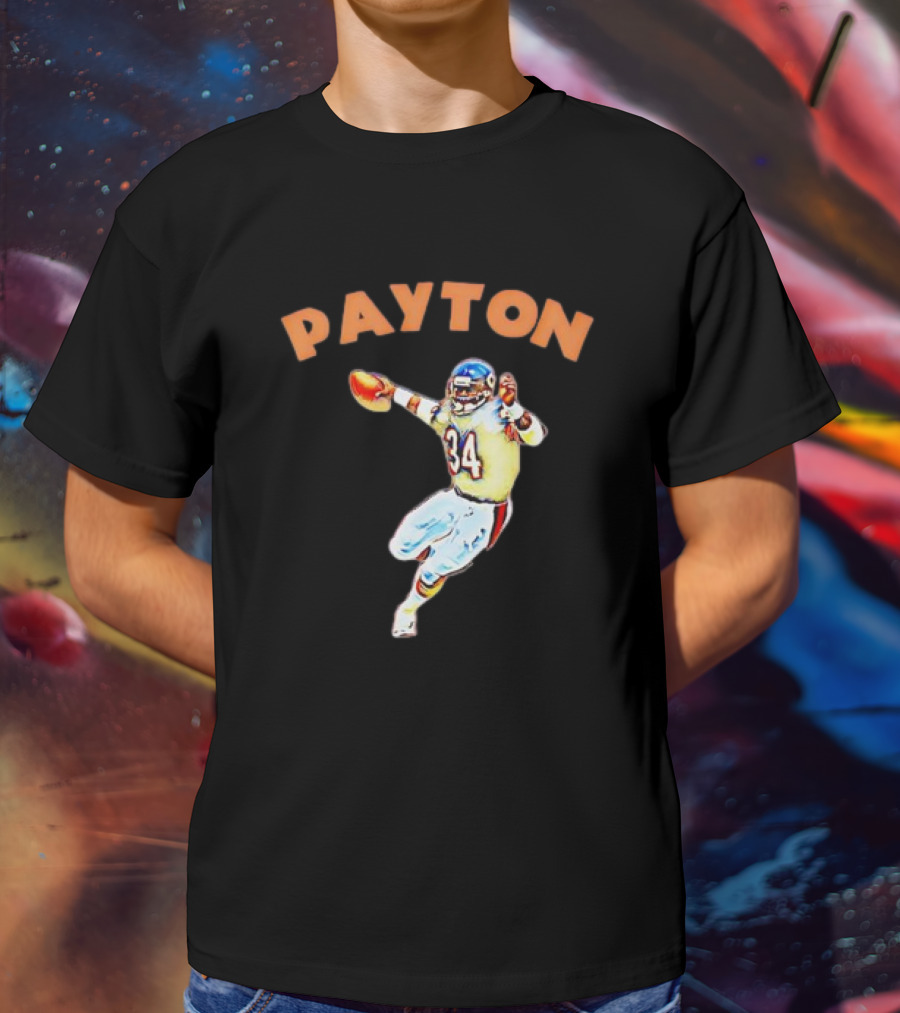 Payton 34 Chicago Football T-Shirt