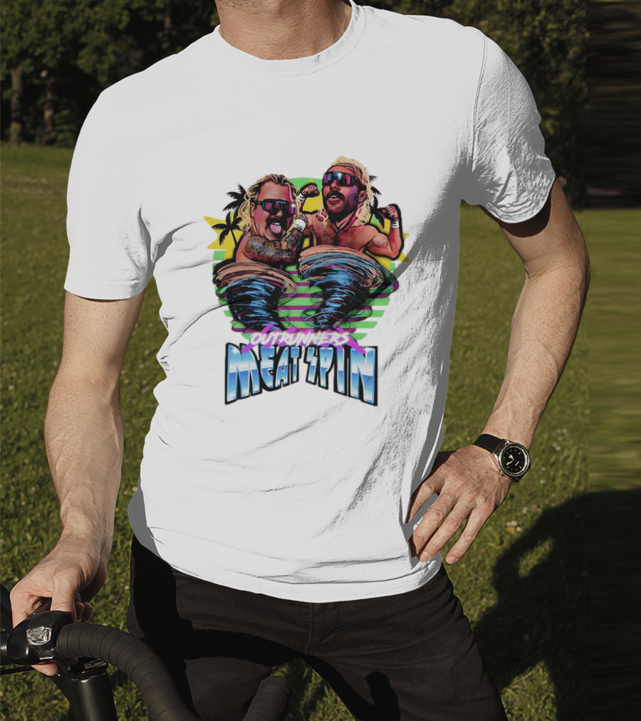 Outrunners Meat Spin Tropical Wrestling Tornadoes T-Shirt