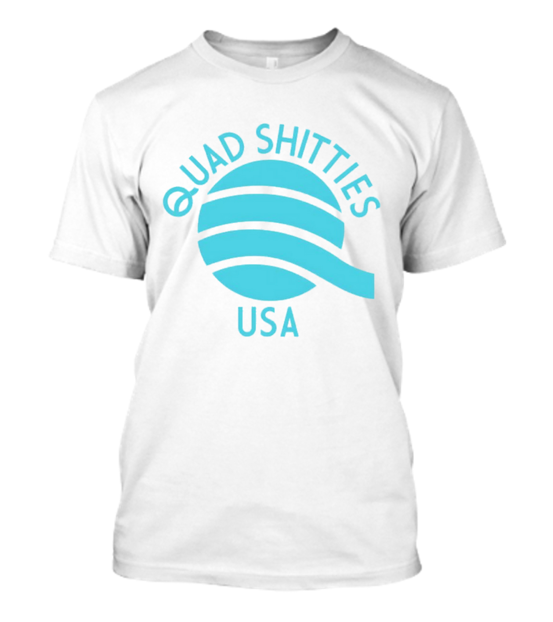 Quad Shitties USA Wavy T-Shirt