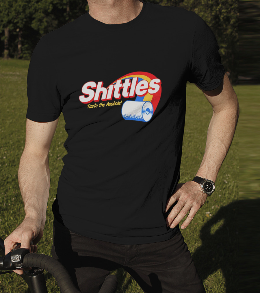Shittles Taste The Asshole Toilet Paper T-Shirt