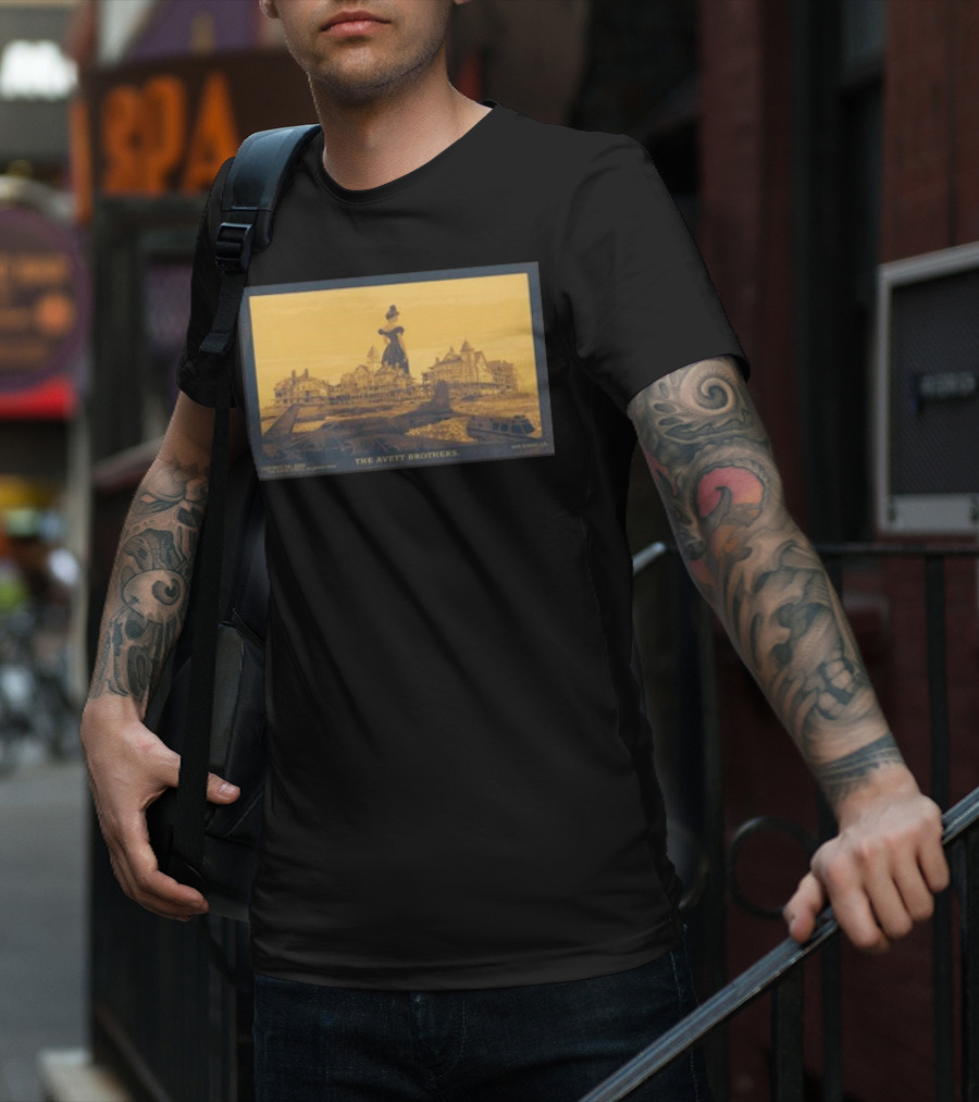 The Avett Brothers Historic Hotel Silhouette Rady Shell Jacobs Park San Diego October 06 T-Shirt