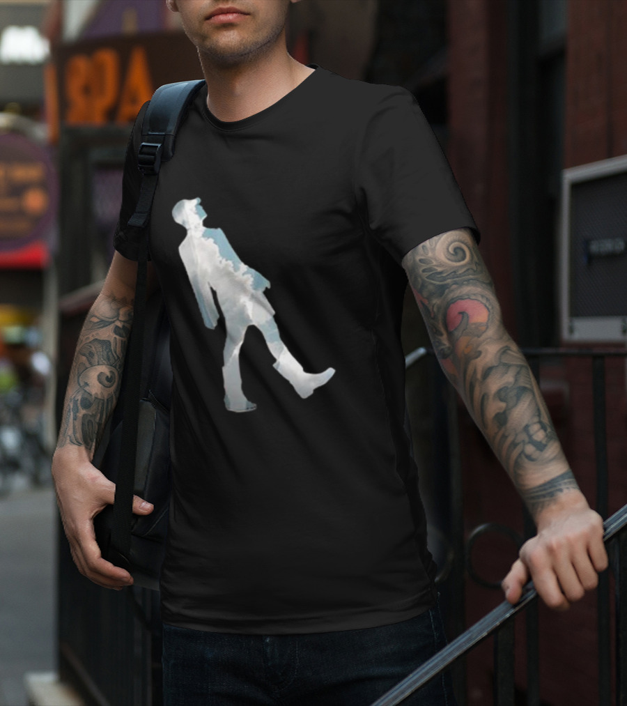 Woosung 4444 Cloud Silhouette Stroll T-Shirt