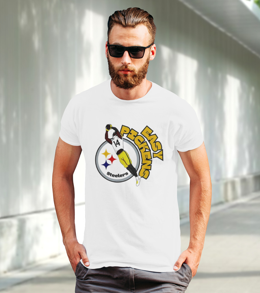 Easy Pickens Steelers Pittsburgh Football Dog Pet T-Shirt