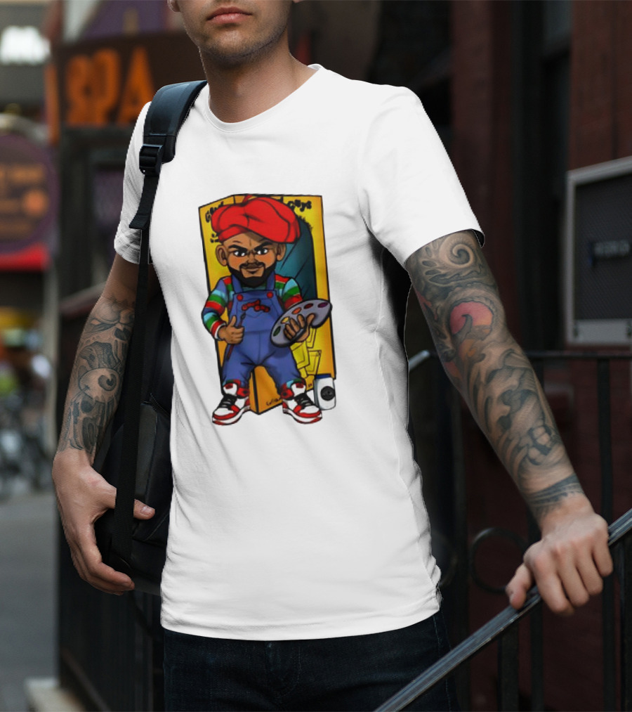 The Real McCoy JDX Cartoon Artist With Palette And Brush T-Shirt