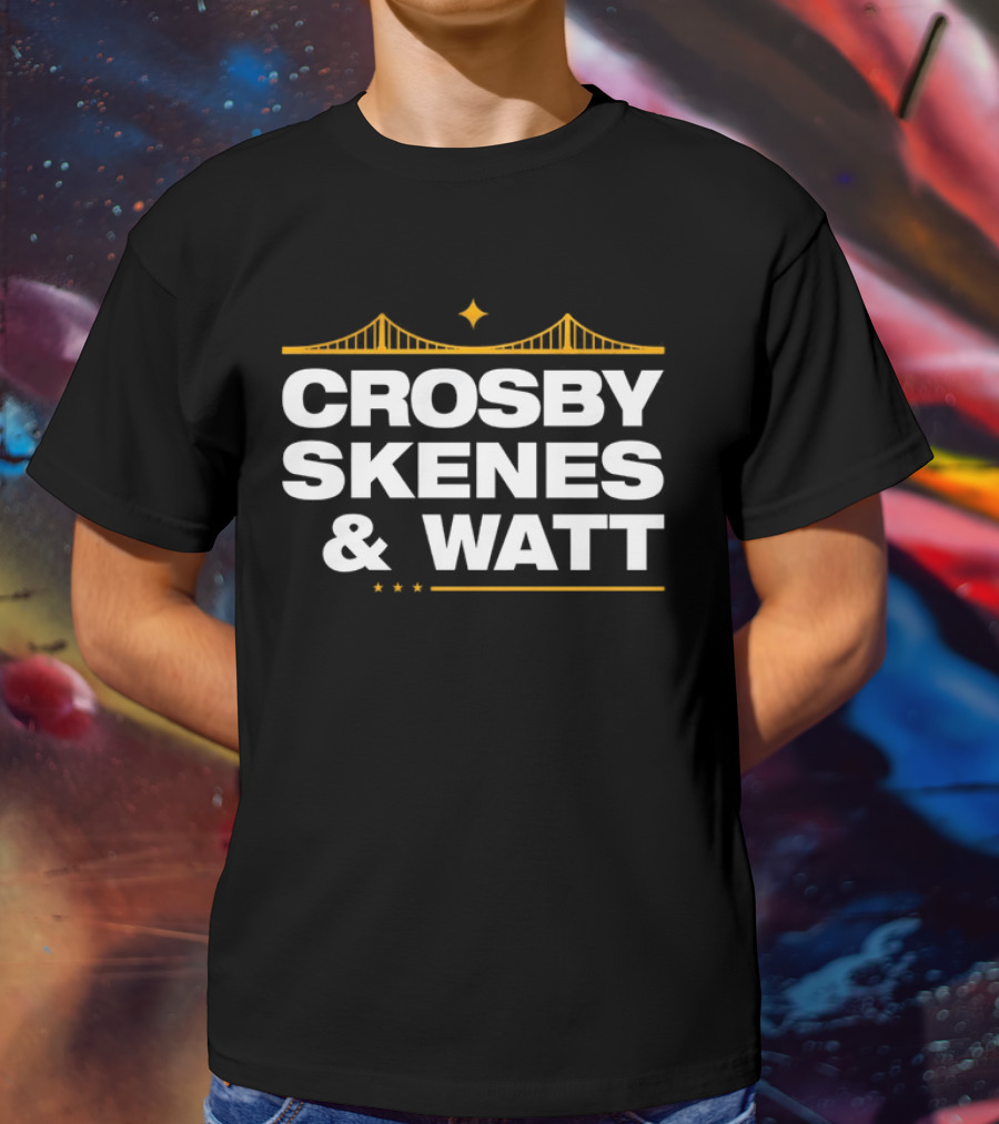 Crosby Skenes And Watt Bridge Stars T-Shirt