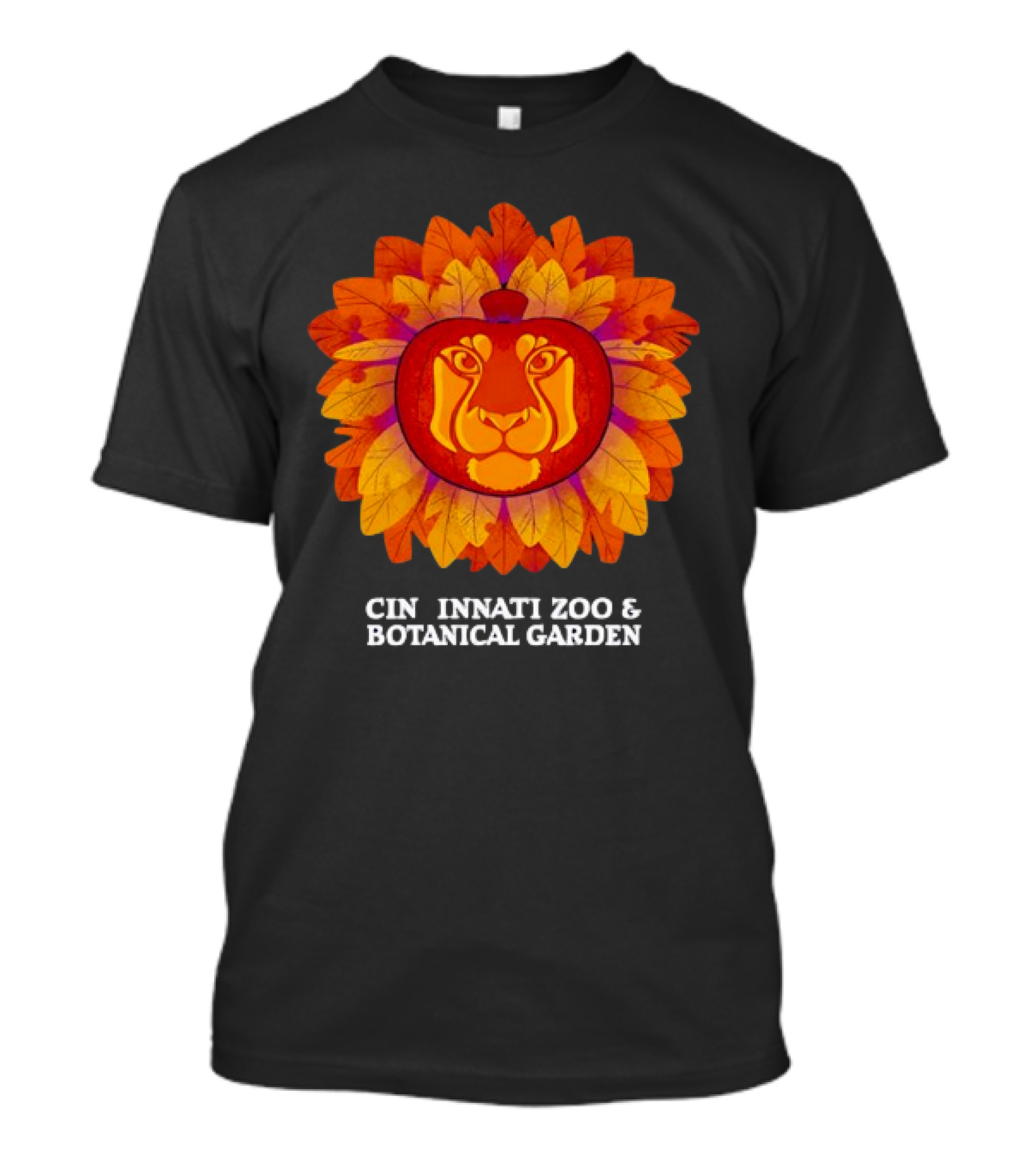 Lion Pumpkin Glow Cincinnati Zoo And Botanical Garden T-Shirt