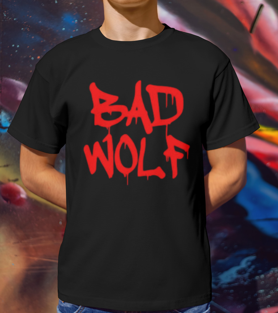 Weaver Bad Wolf Dripping Red Graffiti T-Shirt