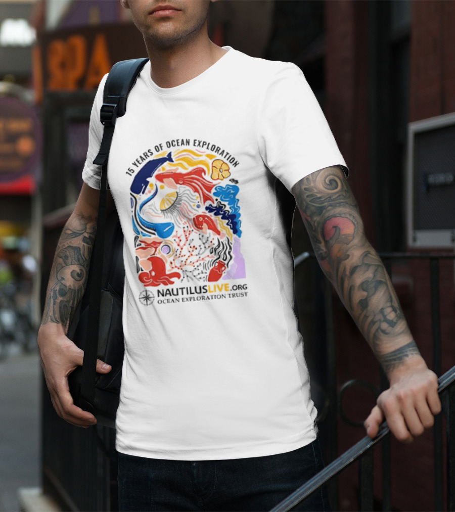 15 Years Of Ocean Exploration Nautilus Live Ocean Exploration Trust T-Shirt
