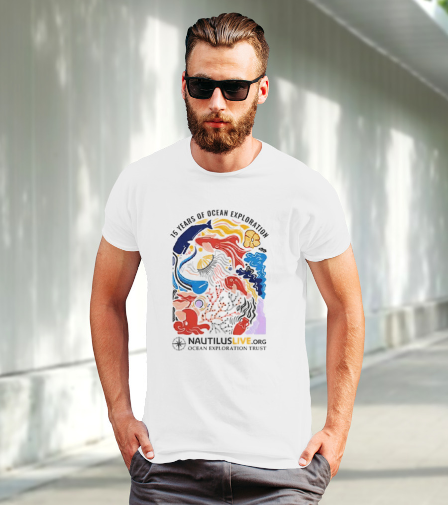 15 Years Of Ocean Exploration Nautilus Live Ocean Exploration Trust T-Shirt