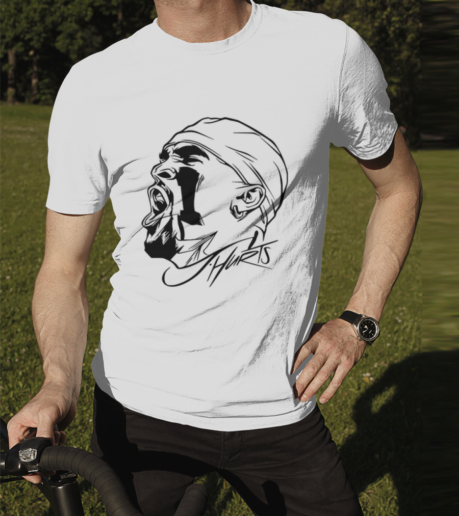 Jalen Hurts Philadelphia Eagles Scream T-Shirt