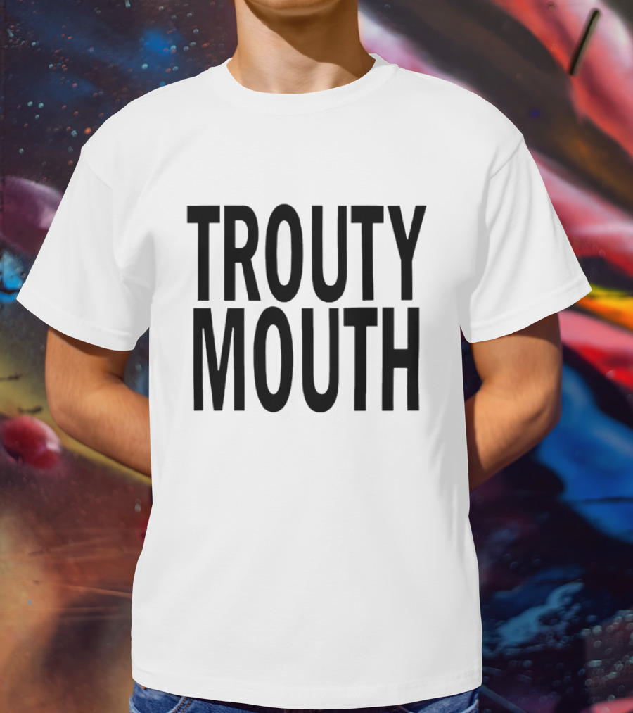 Sam Evans Glee Trouty Mouth Fan Favorite Phrase T-Shirt