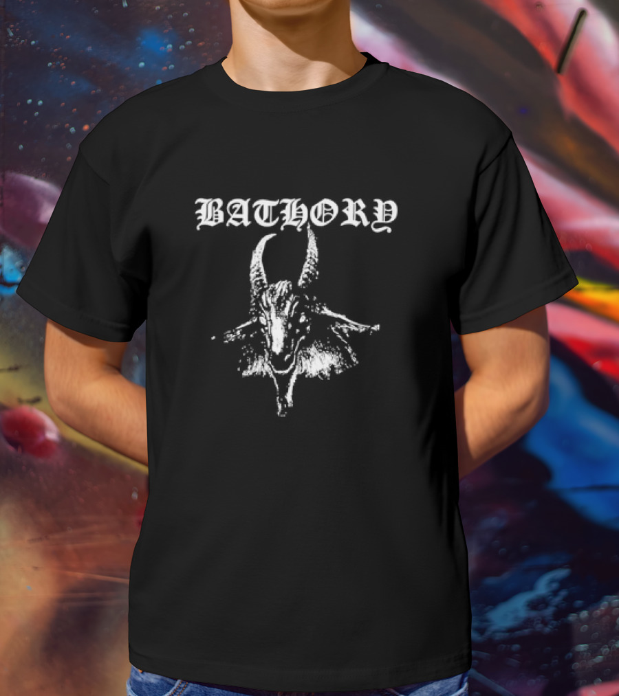 Bathory Goat Devil Night Shift Indie T-Shirt