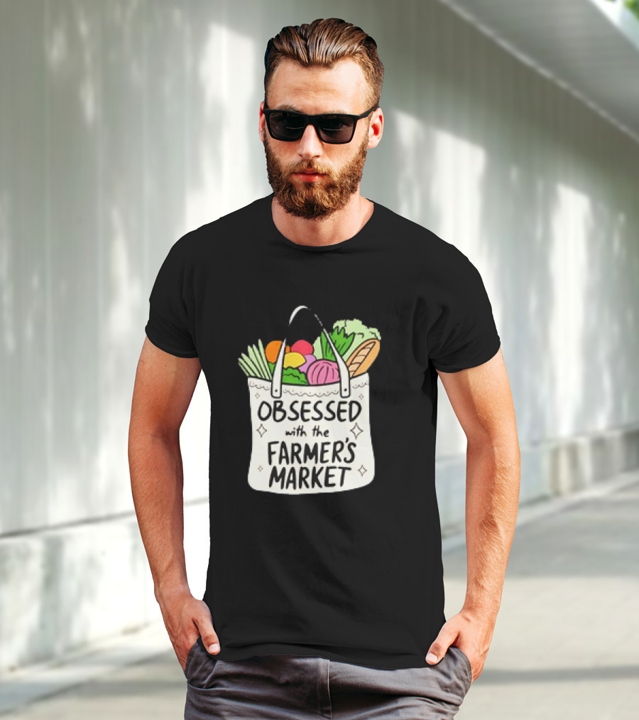 Obsessed With The Farmer’s Market Vegetables Tote Bag T-Shirt