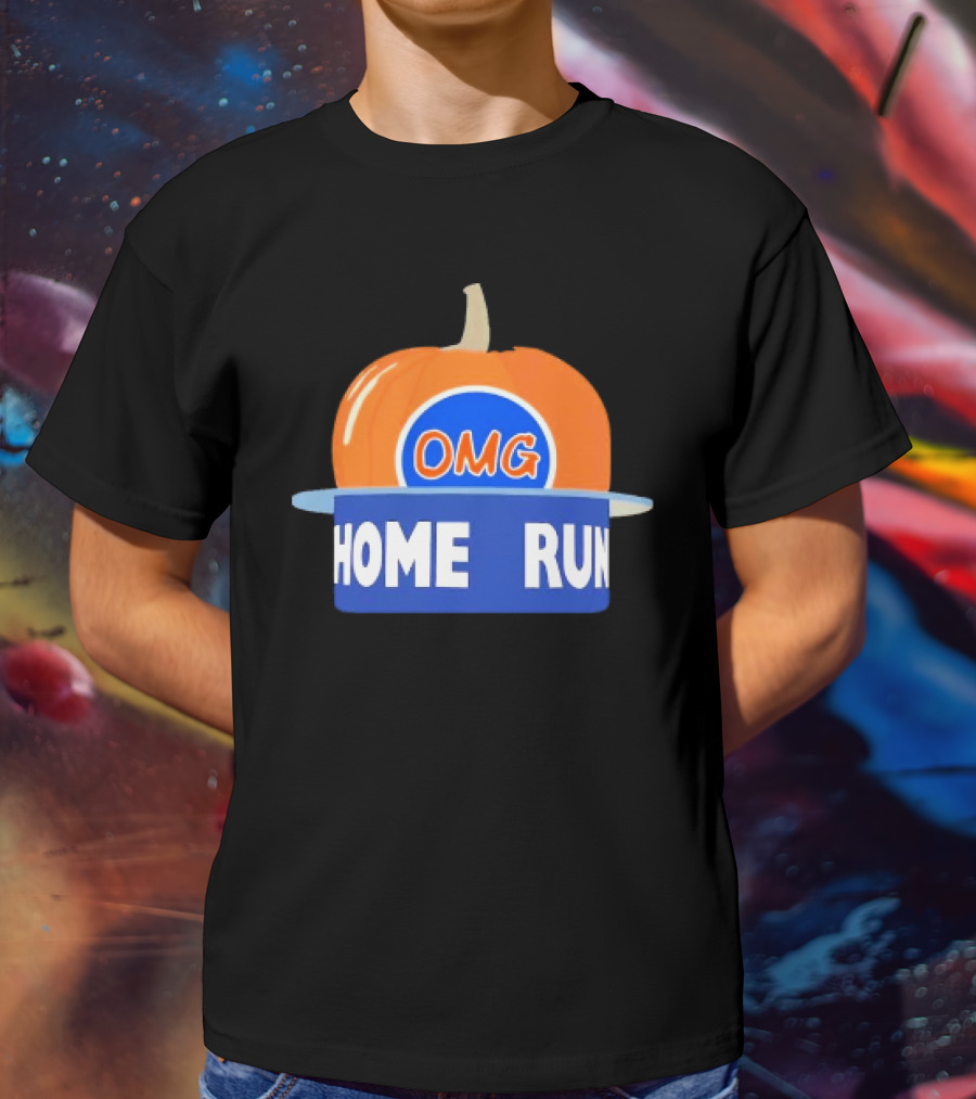 Playoff Pumpkin OMG Home Run New York T-Shirt