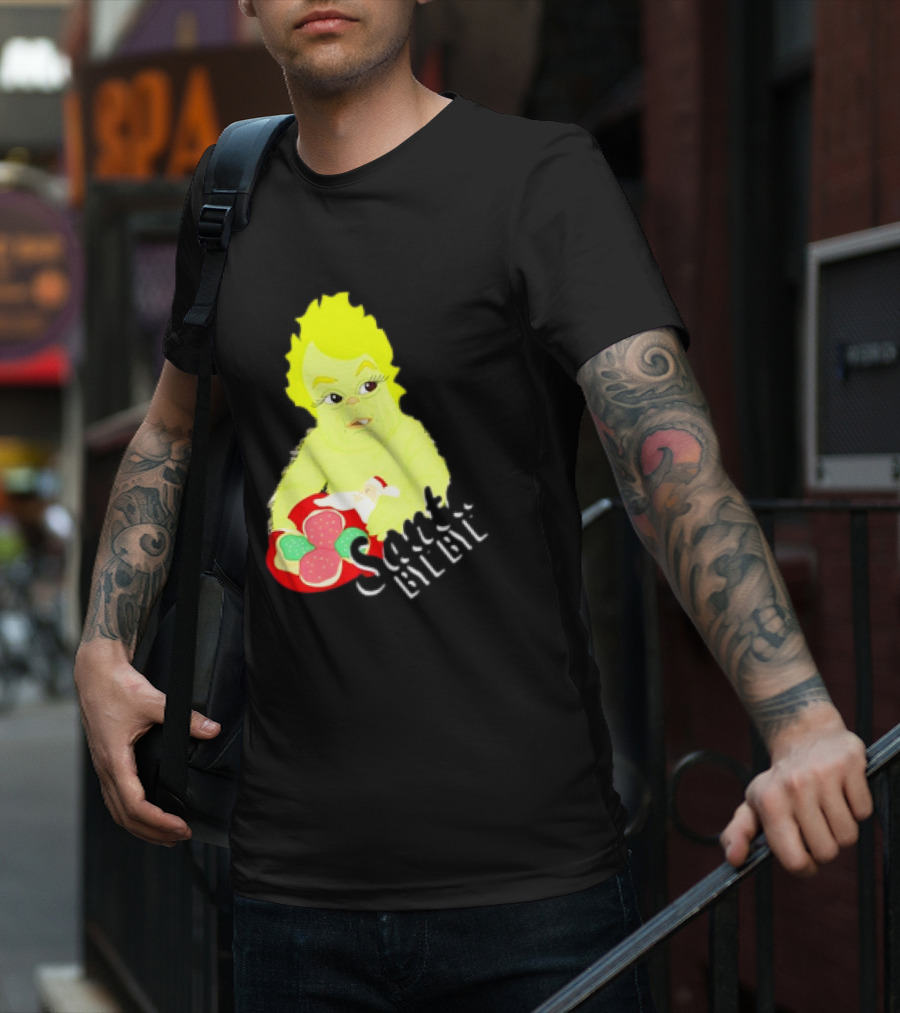 Retro Baby Grinch Santa Bye Bye T-Shirt