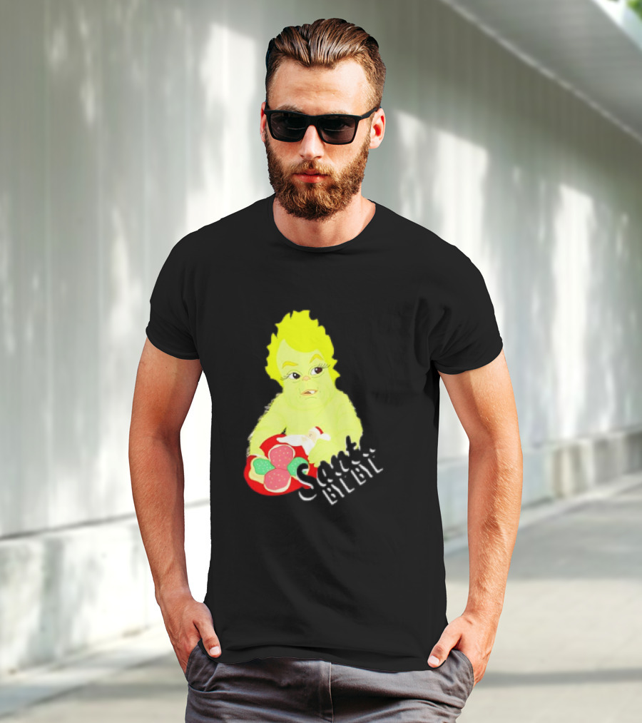 Retro Baby Grinch Santa Bye Bye T-Shirt