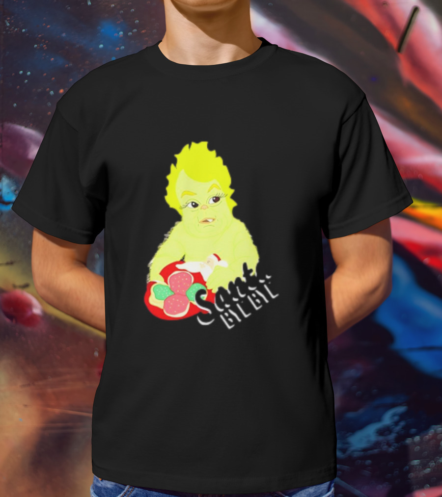 Retro Baby Grinch Santa Bye Bye T-Shirt