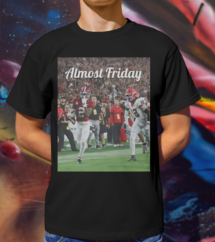 Almost Friday Ryan Williams Alabama Football Action T-Shirt